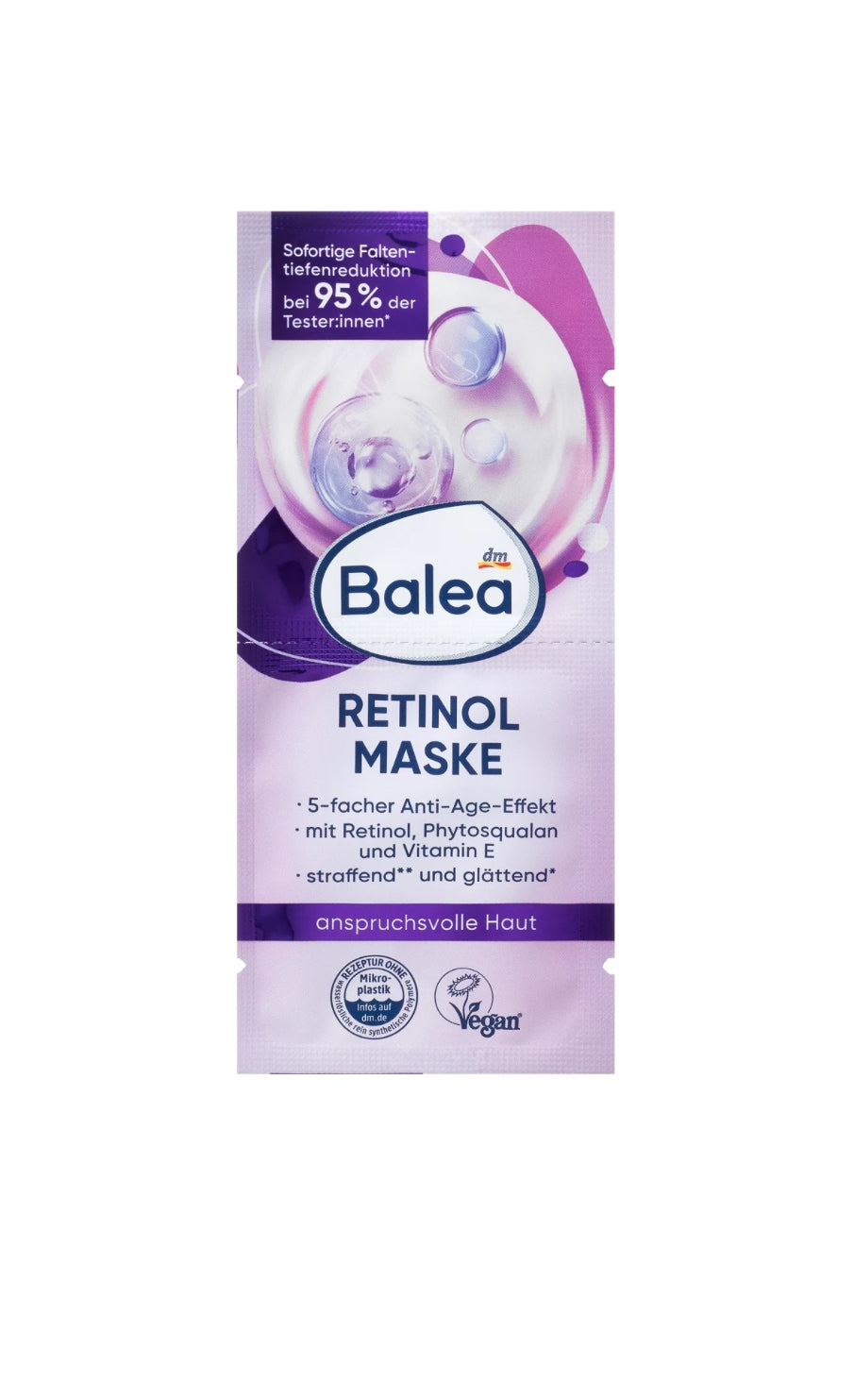 Balea Masque visage crème au rétinol, 16 ml
