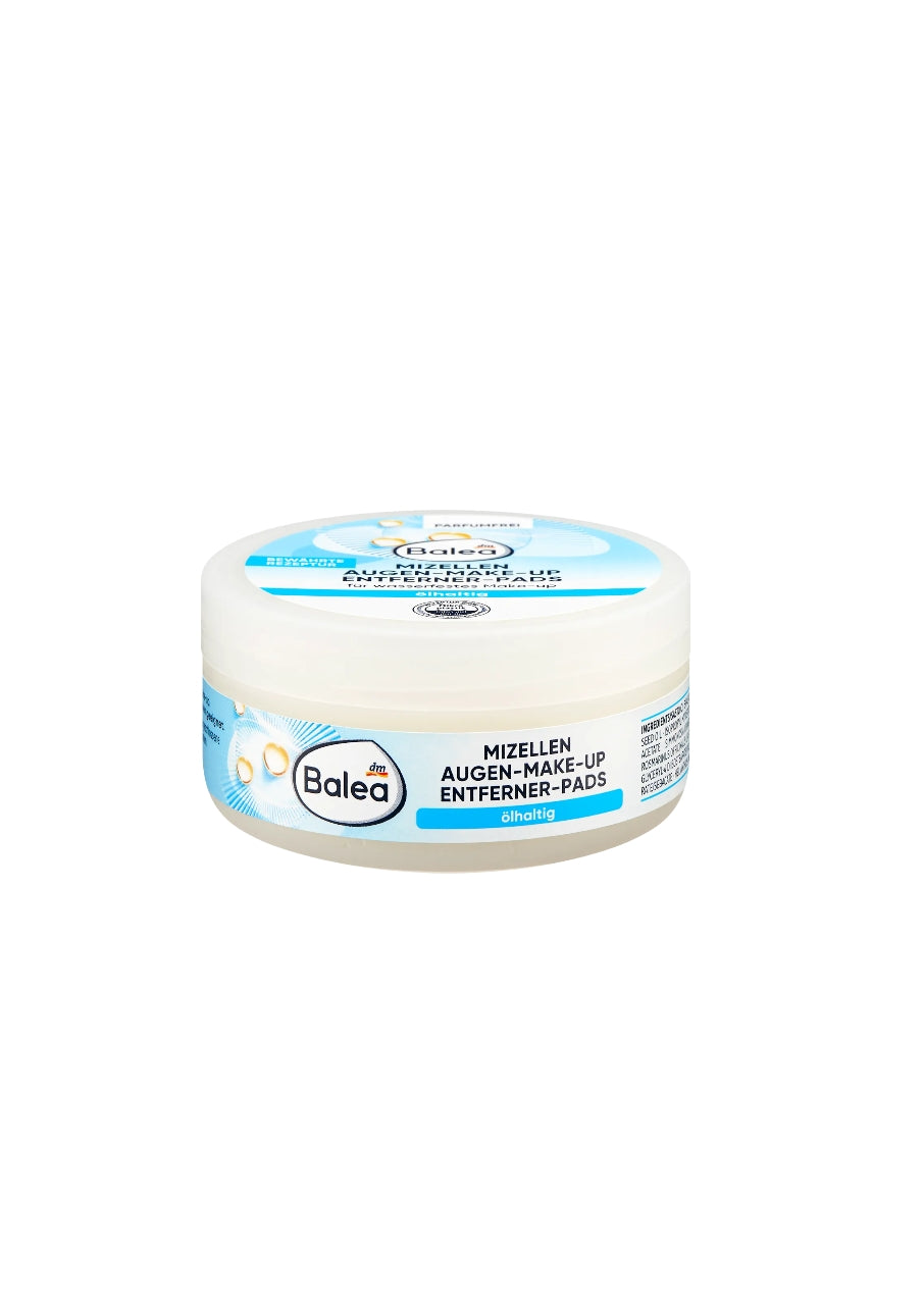 Balea Tampons démaquillants pour les yeux à base d'huile, 50 pièces