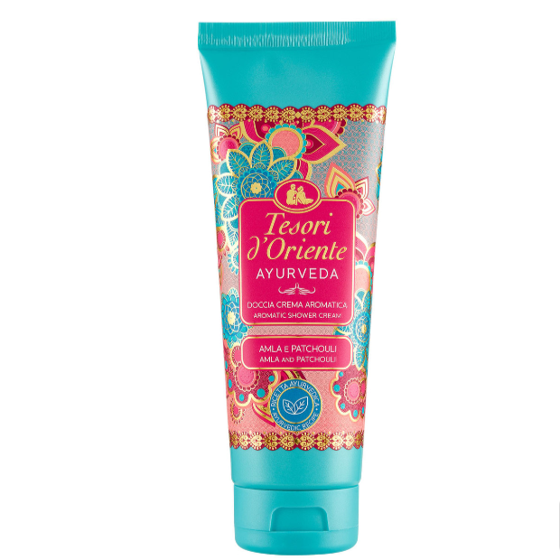 Tesori d'oriente Crème de douche aromatique ayurvédique à l'amla et au patchouli 250ml