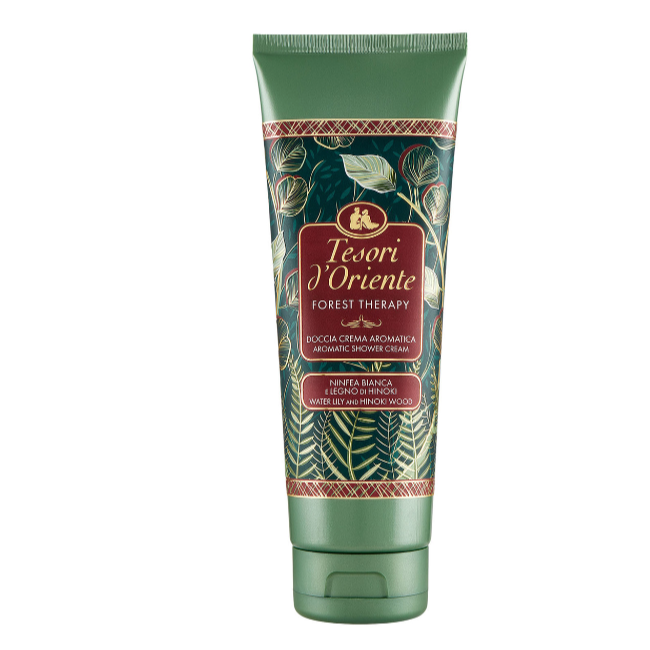 Tesori d'oriente Crème de douche aromatique Forest Therapy au nénuphar blanc et au bois de hinoki 250ml