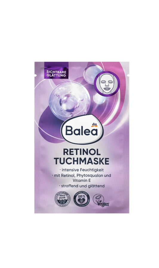 Balea Masque en tissu Hydratant Avec du rétinol 1 pz
