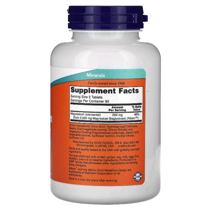 Magnesium Glycinate 180 tablets