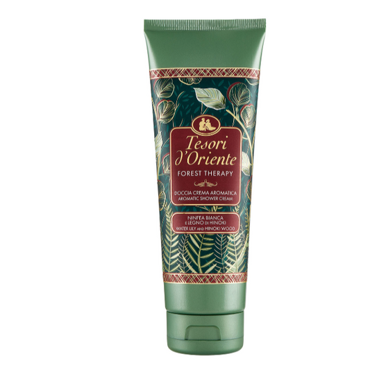 Tesori d'oriente Crème de douche aromatique Forest Therapy au nénuphar blanc et au bois de hinoki 250ml